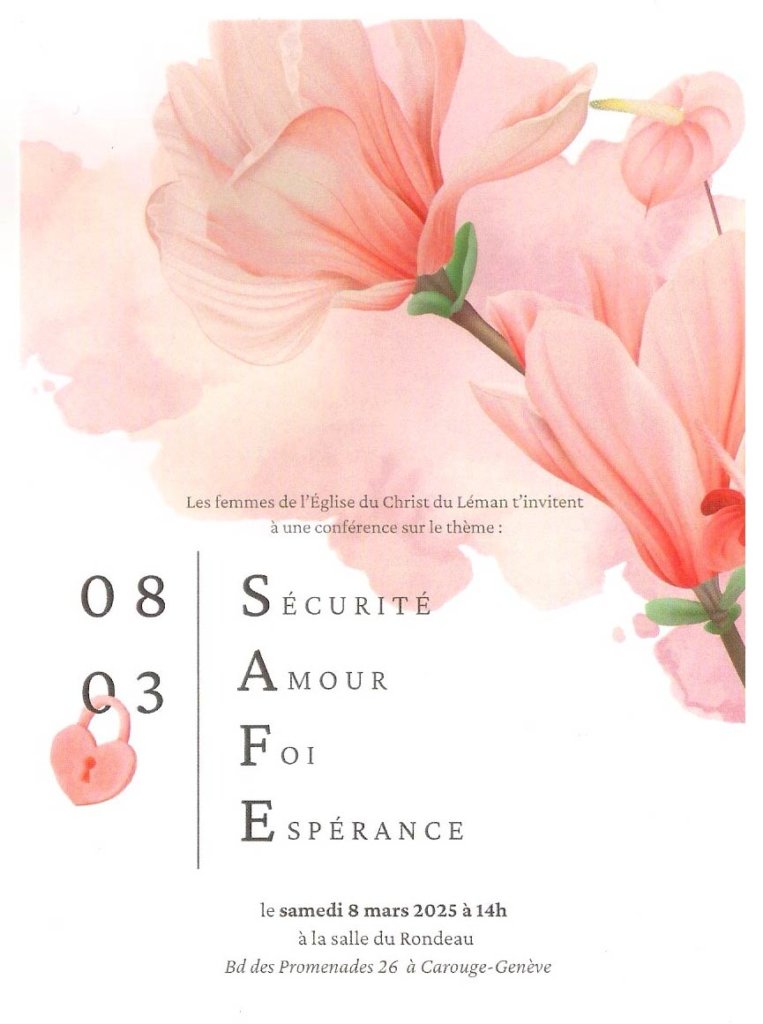 conference femmes eglise du christ geneve